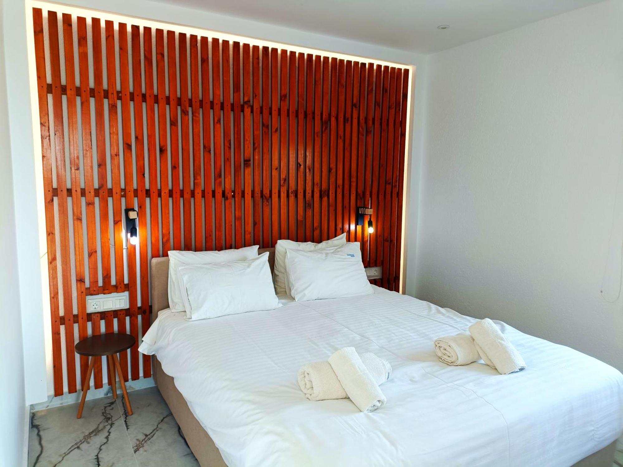 Salonikiou Beach Apartments & Villas Ájosz Nikólaosz Kültér fotó